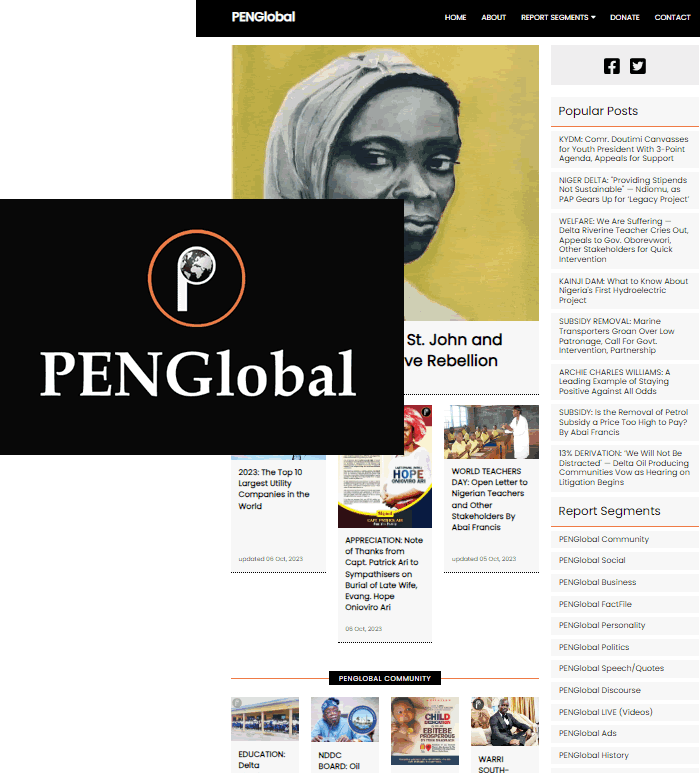PENGlobal - Website - UI UX Design - Custom Web App